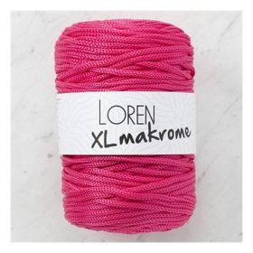 Loren R013 33713 XL Makrome Fuşya El Örgü İpi