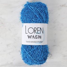 Loren R024 34016 Wash Koyu Mavi El Örgü İpi