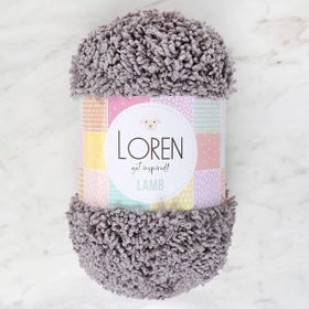 Loren R025 Lamb Gri El Örgü İpi