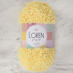 Loren R031 Lamb Sarı El Örgü İpi
