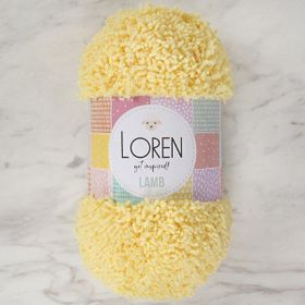 Loren R031 Lamb Sarı El Örgü İpi