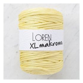 Loren R039 33704 XL Makrome Sarı El Örgü İpi