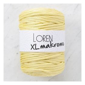 Loren R039 33704 XL Makrome Sarı El Örgü İpi