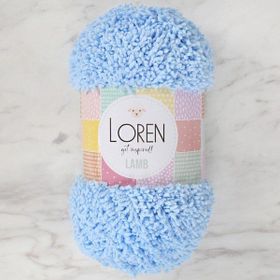 Loren R040 Lamb Bebe Mavi El Örgü İpi