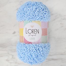 Loren R040 Lamb Bebe Mavi El Örgü İpi