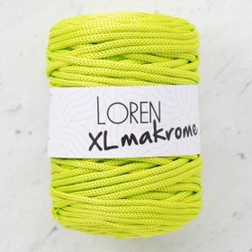 Loren R042 33707 XL Makrome Fıstık Yeşil El Örgü İpi