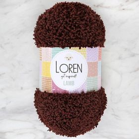 Loren R043 Lamb Kahverengi El Örgü İpi