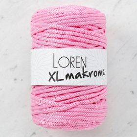 Loren R047 33712 XL Makrome Pembe El Örgü İpi