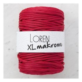 Loren R048 33714 XL Makrome Kırmızı El Örgü İpi