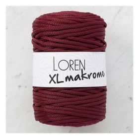 Loren R049 33715 XL Makrome Bordo El Örgü İpi