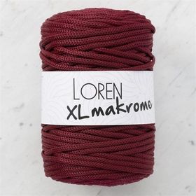 Loren R049 33715 XL Makrome Bordo El Örgü İpi