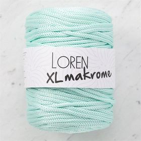 Loren R058 33708 XL Makrome Mint Yeşili El Örgü İpi