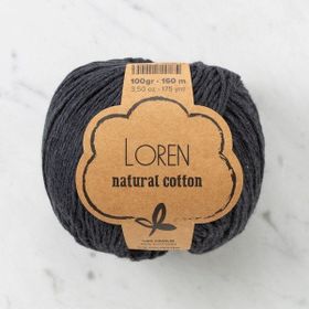 Loren R081 33911 Natural Cotton Füme El Örgü İpi