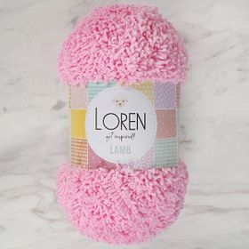 Loren R082 Lamb Pembe El Örgü İpi