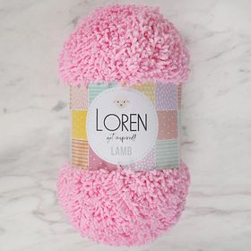 Loren R082 Lamb Pembe El Örgü İpi
