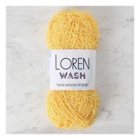 Loren R086 34033 Wash Sarı El Örgü İpi