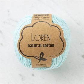 Loren R087 33901 Natural Cotton Cam Göbeği El Örgü İpi