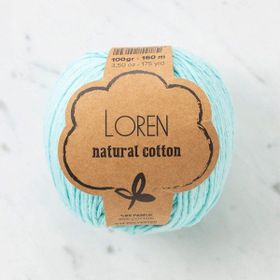 Loren R087 33901 Natural Cotton Cam Göbeği El Örgü İpi