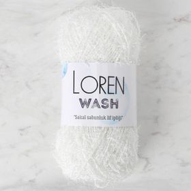 Loren R150 34040 Wash Beyaz El Örgü İpi