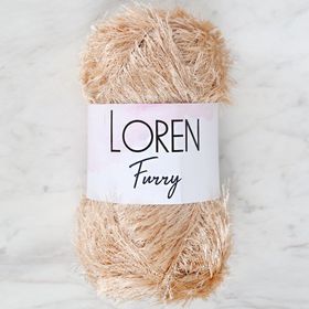 Loren RF100 Furry Bej El Örgü İpi
