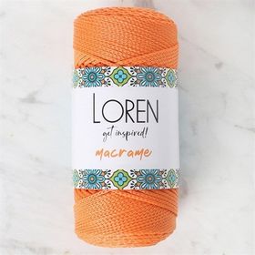 Loren RM0125 34335 Macrame Turuncu El Örgü İpi