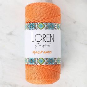 Loren RM0125 34335 Macrame Turuncu El Örgü İpi