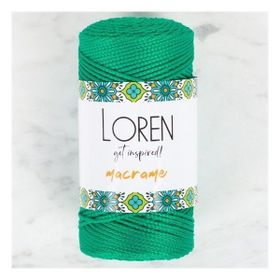 Loren RM0175 34339 Macrame Yeşil El Örgü İpi