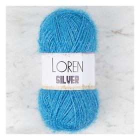 Loren RS0003 34090 Silver Mavi El Örgü İpi