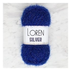 Loren RS0004 34092 Silver Saks Mavisi El Örgü İpi