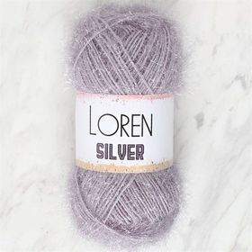 Loren RS0006 34097 Silver Gri El Örgü İpi