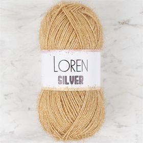 Loren RS00100 34095 Silver Bej El Örgü İpi