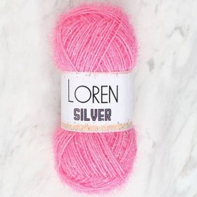Loren RS0014 34075 Silver Bebe Pembe El Örgü İpi