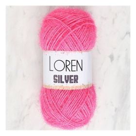Loren RS0016 34076 Silver Koyu Pembe El Örgü İpi