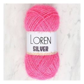 Loren RS0016 34076 Silver Koyu Pembe El Örgü İpi