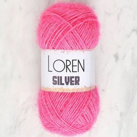 Loren RS0016 34076 Silver Koyu Pembe El Örgü İpi