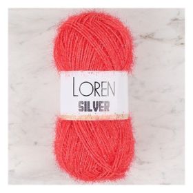 Loren RS0017 34085 Silver Nar Çiçeği El Örgü İpi