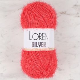 Loren RS0017 34085 Silver Nar Çiçeği El Örgü İpi
