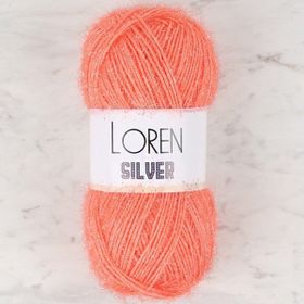 Loren RS0019 34084 Silver Turuncu El Örgü İpi