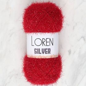 Loren RS0024 34088 Silver Bordo El Örgü İpi