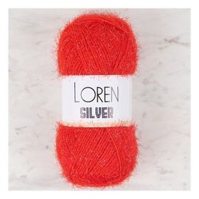 Loren RS0025 34087 Silver Kırmızı El Örgü İpi