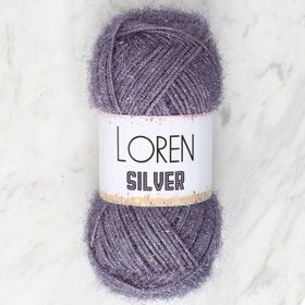 Loren RS0036 34098 Silver Antrasit El Örgü İpi