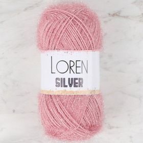 Loren RS0038 34080 Silver Pembe El Örgü İpi