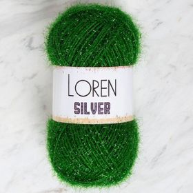 Loren RS0041 34101 Silver Yeşil El Örgü İpi