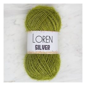 Loren RS0044 34100 Silver Yeşil El Örgü İpi