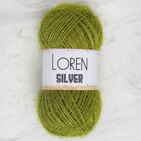 Loren RS0044 34100 Silver Yeşil El Örgü İpi