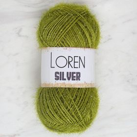 Loren RS0044 34100 Silver Yeşil El Örgü İpi