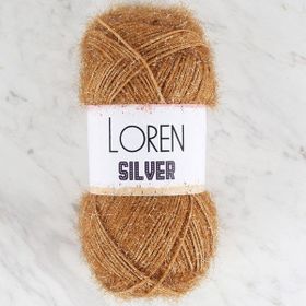 Loren RS0054 34096 Silver Kahverengi El Örgü İpi