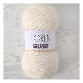 Loren RS0064 34070 Silver Beyaz El Örgü İpi