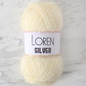 Loren RS0065 34071 Silver Krem El Örgü İpi