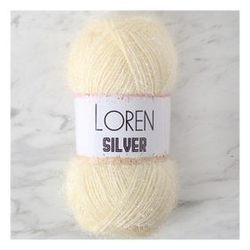 Loren RS0065 34071 Silver Krem El Örgü İpi